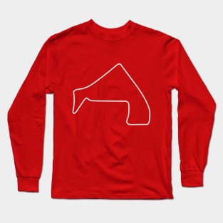 Circuit Trois-Rivieres [outline] Long Sleeve T-Shirt